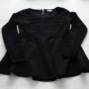 A Pea in the Pod lace peplum maternity top Sz. S